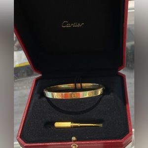Cartier gold love bracelet size 19 year 2019